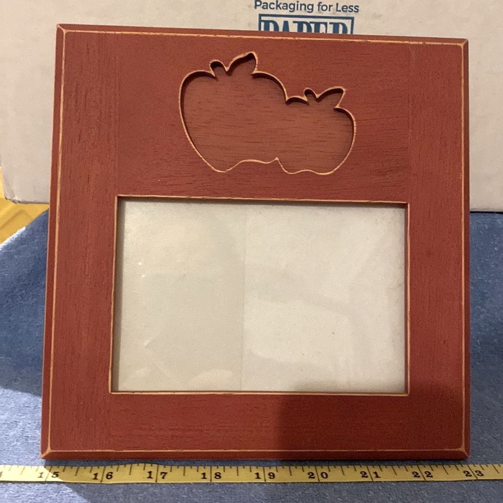 Rare Woods Picture Frame with Apples